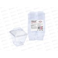Форма ромб с крышкой AVIORA 50*50*60,прозр.24шт 415-006
