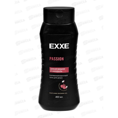 EXXE Гель д/душа парфюмированный Дикая вишня и миндаль 400мл С008618