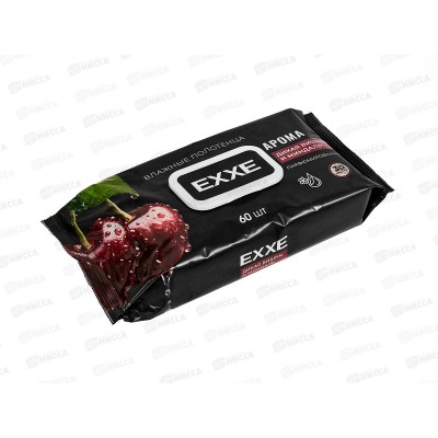 EXXE влажные полотенца Дикая вишня и миндаль 60шт С0008658