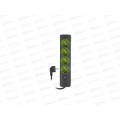 Удлинитель JAZZway ET-04-300G 4роз., 3м, выкл. Удлинитель JAZZway ET-04-300G 4роз., 3м, выкл.