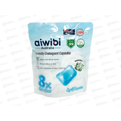 Aiwibi капсулы для стирки детского белья 30шт*8г  Цветочный *55