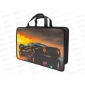 Папка-портфель A4 Lamark Гонка, молн.с ручк.035