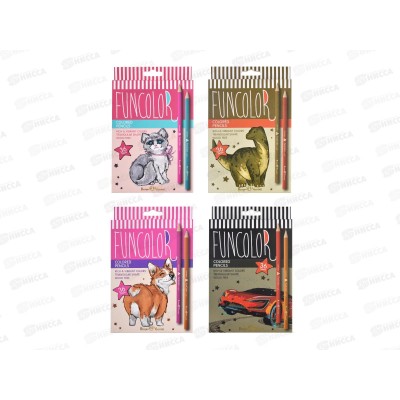 Карандаши 36цв АЛЬТ Funcolor ,30-0083*8