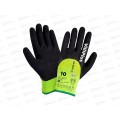 Перчатки зимние Villi Plus (100% акрил со вспененным латексным покрытием), GM-1009L-10,зеленые р.10*12/120