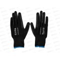 Перчатки нейлоновые (полиур покр) Terra GM-1001PU-black-9, черн.,р.9*12/240 Перчатки нейлоновые (полиур покр) Terra GM-1001PU-black-9, черн.,р.9*12/240