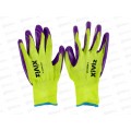 Перчатки нейлоновые (нитр покр) XiViz GM-1002N-9,р.9*12/240