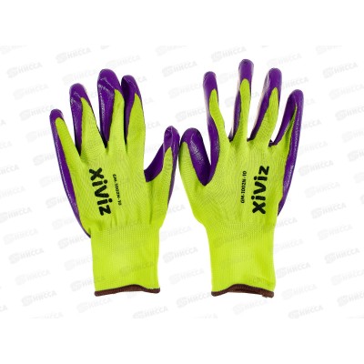 Перчатки нейлоновые (нитр покр) XiViz GM-1002N-10,р.10*12/240 Перчатки нейлоновые (нитр покр) XiViz GM-1002N-10,р.10*12/240