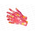 Перчатки нейлоновые (нитр покр) Rose GM-1014Rose-8,р.8*12/240