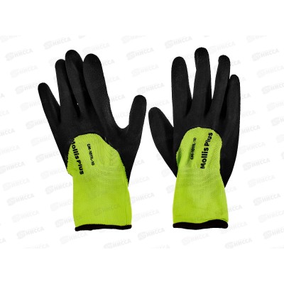 Перчатки нейлоновые (всп. латекс) Mollis Plus GM-1011L-10, р.10*12/240 Перчатки нейлоновые (всп. латекс) Mollis Plus GM-1011L-10, р.10*12/240