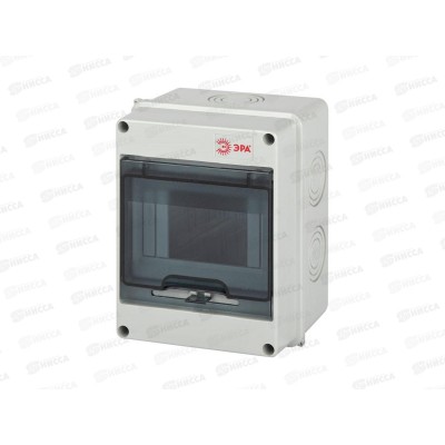 Корпус пластиковый навесной ЭРА SIMPLE КМПн-5 IP65 серый  *40