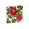 Салфетки 3сл 20л 33*33 Art Bouquet Английская роза, 37400 *12