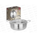 Кастрюля Stone Land SL01-101 2,8л 20см нержавеющая сталь