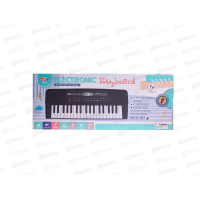 Синтезатор 3077160, 37 клавиш, микрофон, в коробке 53*8,2*21,2