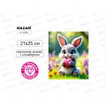 Алмазная мозаика MAZARI Зайчик. 21х25см. частич.выкл. M-12488 *12