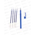 Ручка гел. MAZARI Tinta синяя, 0.5мм.+4стержня цвет.корп., P-100-(1+4)