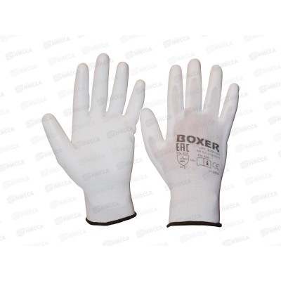 Перчатки нейлоновые с полиуретановым покрытием BOXER р.10, BXR1101 *12/120 Перчатки нейлоновые с полиуретановым покрытием BOXER р.10, BXR1101 *12/120