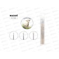 Кисти набор MAZARI 3шт. коза (1,4, 5)круглые , M-17329 *15 Кисти набор MAZARI 3шт. коза (1,4, 5)круглые , M-17329 *15