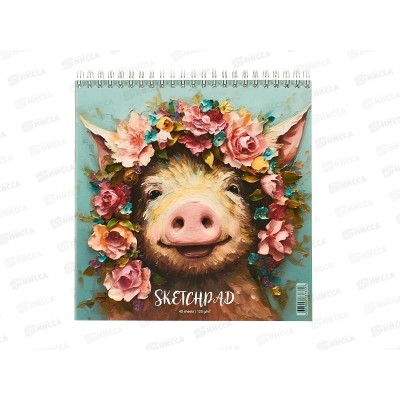 Скетчпад АКАД 40л 195*195мм 15126-ЕАС *24
