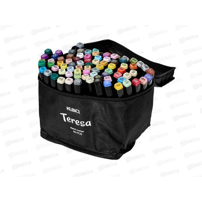 Маркеры MAZARI TERESA 80цв. двух. для скетч. M-15247-80  *6