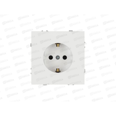 Розетка ЭРА Galaxy Schuko с/у с/з, (механизм) белый, 15-2101-01 *12/120