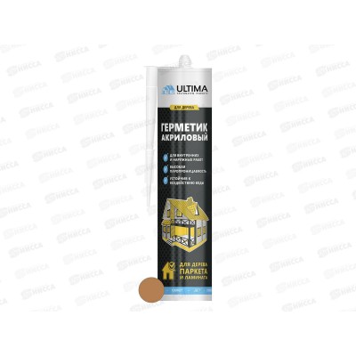 Герметик ULTIMA акриловый для дерева 300г, бук *12