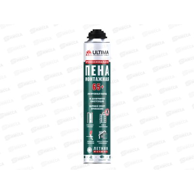 Пена монтаж ULTIMA Pro 65+ профессиональная  820мл *12