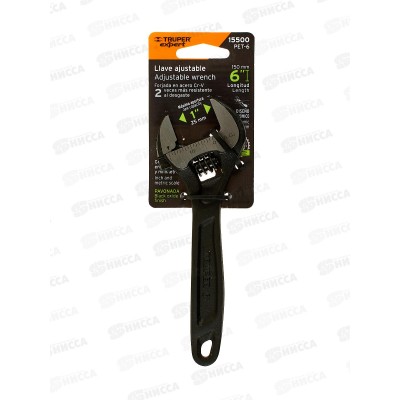 Ключ разводной профессиональный 6&quot PET-6 15500