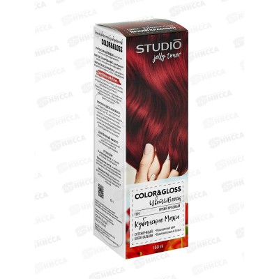 Studio Professional Оттеночный гелевый тонер Яркий красный 150мл *6