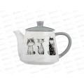 Чайник Коты 900мл, керамика, MILLIMI, 824-340 г Чайник Коты 900мл, керамика, MILLIMI, 824-340 г