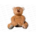 Медведь Лари, кофейный, 70см, сидя 35см (МЛари/35/56-1)