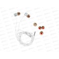 Наушники вакуумные AUX с МК без рег гром Hoco M16 Silver