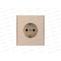 Розетка KRANZ с/з, с/ш, 16А, шелк, KR-78-0701-8 Розетка KRANZ с/з, с/ш, 16А, шелк, KR-78-0701-8