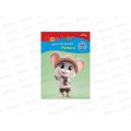 Цветная бум. 16л 8цв Апплика Стильный мышонок,С0235-48*60 Цветная бум. 16л 8цв Апплика Стильный мышонок,С0235-48*60