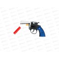 Револьвер для стрельбы пистонами 8 зарядов, 200116841-R блистер