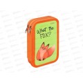 Пенал 2-секц ПП Очень пушистая лиса, 190х115, ПН-7052 *32 Пенал 2-секц ПП Очень пушистая лиса, 190х115, ПН-7052 *32