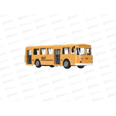Машина &quotТЕХНОПАРК&quot SB-16-57WB ЛИАЗ автобус 15см инерц. в коробке