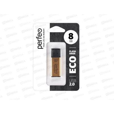Флеш-карта Perfeo USB  8GB E03 Gold economy series, PF-E03Gl008ES
