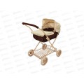 Коляска для кукол 9345-ВВ (60х39,5х64,5) в пакете