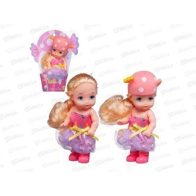 Кукла-мини Baby Ardana Вкусняшки, 11см, DH2210B/роз., 602056