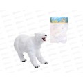 Фигурка Медведь белый, термопластичная резина, РТ-01711, 601640