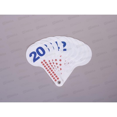Касса-веер цифры от 1 до 20 картинка (100) ПЧЕЛКА Ц-12  *100