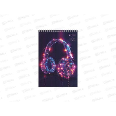 Скетчбук Lamark А5 30л Наушники ,греб. 99664 *35