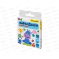 Карандаши 12цв SILWERHOF Mini Be Веселые друзья  1548972*12/480