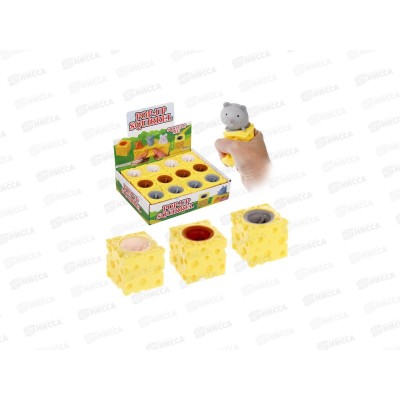 Игрушка-антистресс &quotМышка в сыре&quot в ассорт. 636374