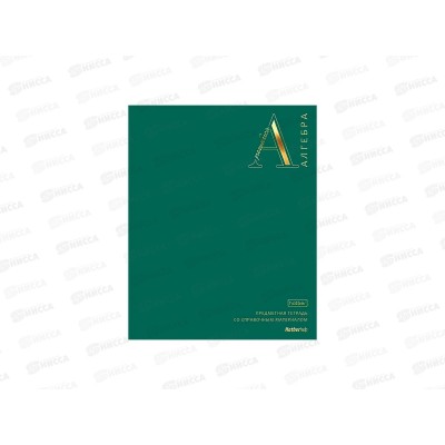 Тетрадь 48л кл. Hatber Яркая палитра Алгебра Малахит 35989 *10/100