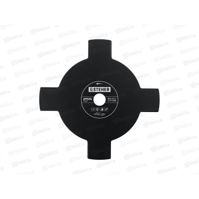 Нож для триммера STEHER TB-4, 255мм, 4T, 75135