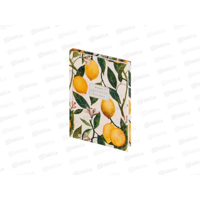 Блокнот-престиж АЛЬТ 80л А6 Flora Райские лимоны 3-80-005/57