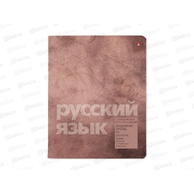 Тетрадь 48л лин. АЛЬТ STONE COLOR Русский язык 7-48-1358/10*80