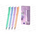 Ручка авт. EK61088 Nymph Matic Pastel Bloom 0.7мм синий  *12