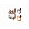 Игрушка мягкая &quotБелочка&quot функциональная, 3 цвета, YY24-08 в пакете